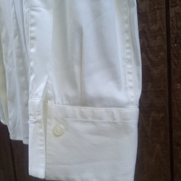 Rivamonti Women'White 100% Cotton Long Sleeve Top Blouse, Size M - Picture 3 of 7